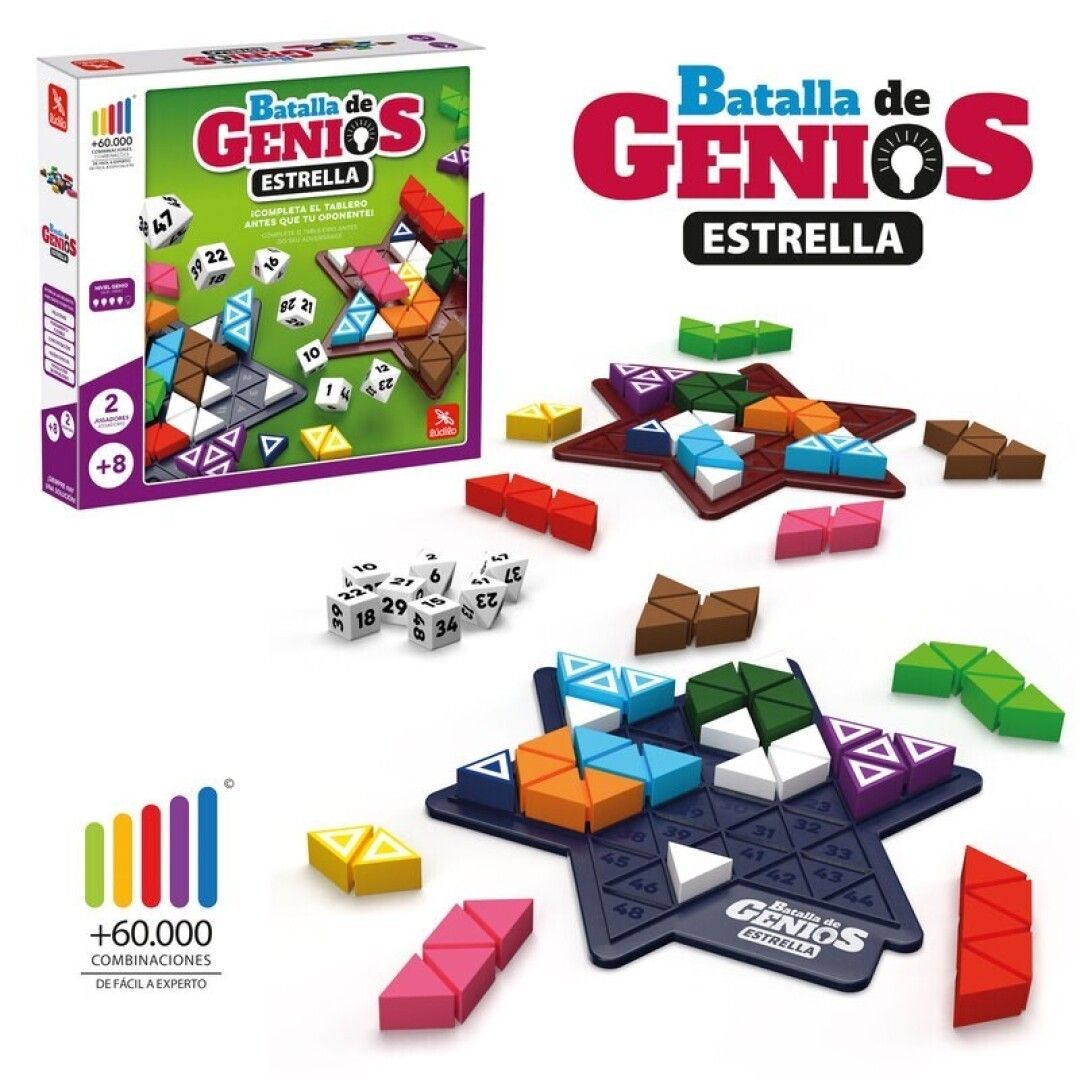 Segunda imagen de Batalla de Genios Estrella. Juego de lógica de Lúdilo