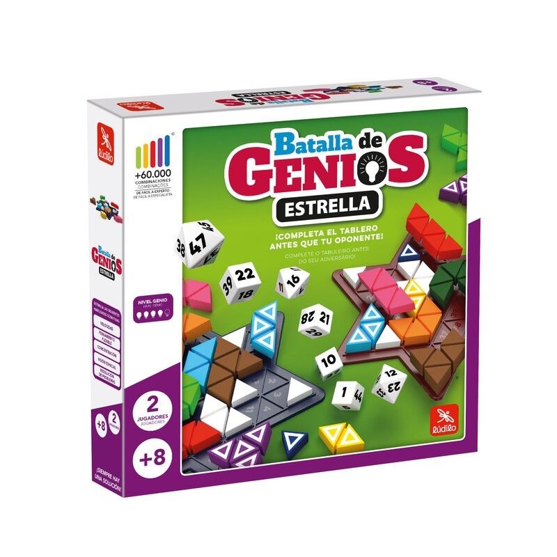 Primera imagen de Batalla de Genios Estrella. Juego de lógica de Lúdilo