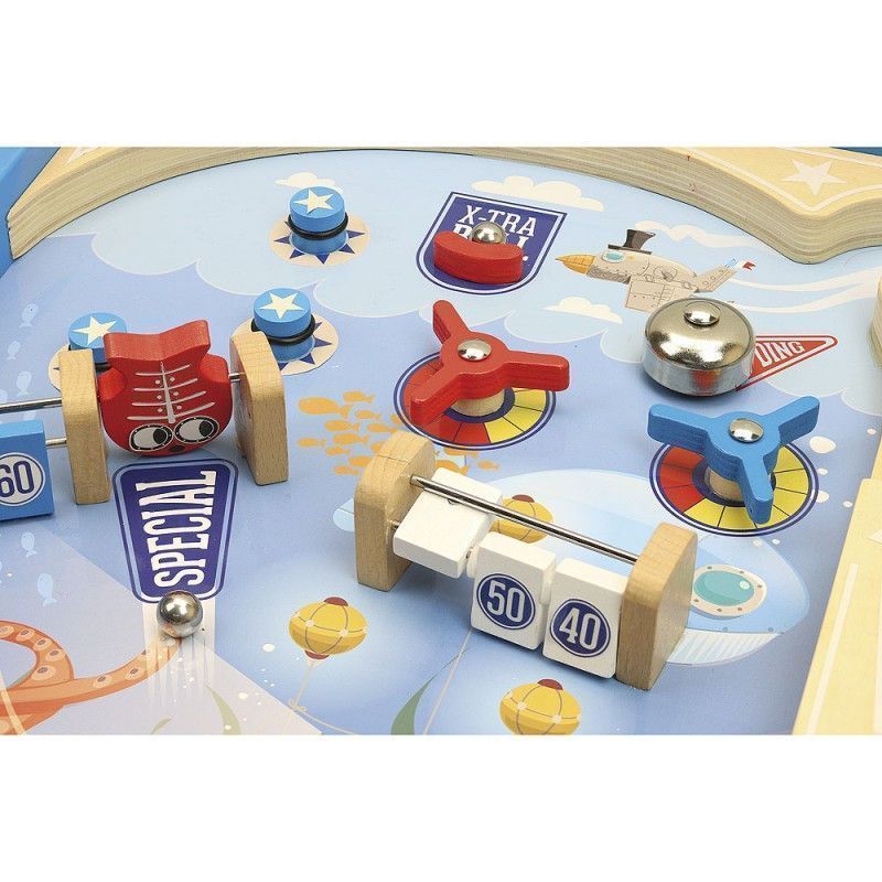 Tercera imagen del Pinball en madera para niños - Vilac