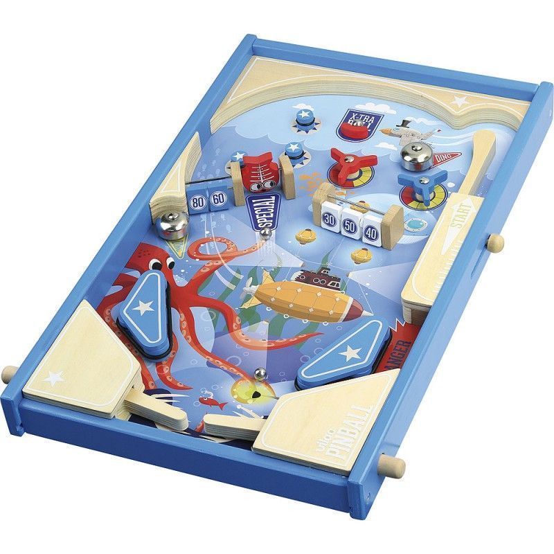Sexta imagen del Pinball en madera para niños - Vilac
