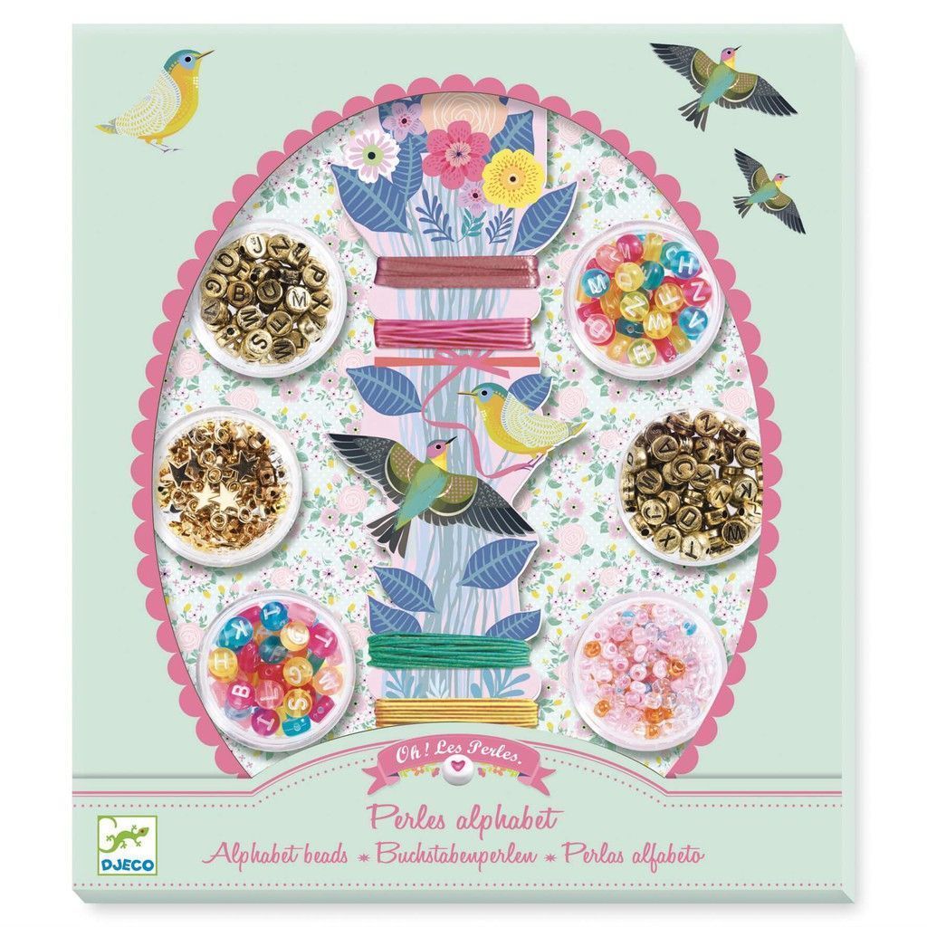 Primera imagen de las Manualidades Perlas y Alfabeto - Djeco