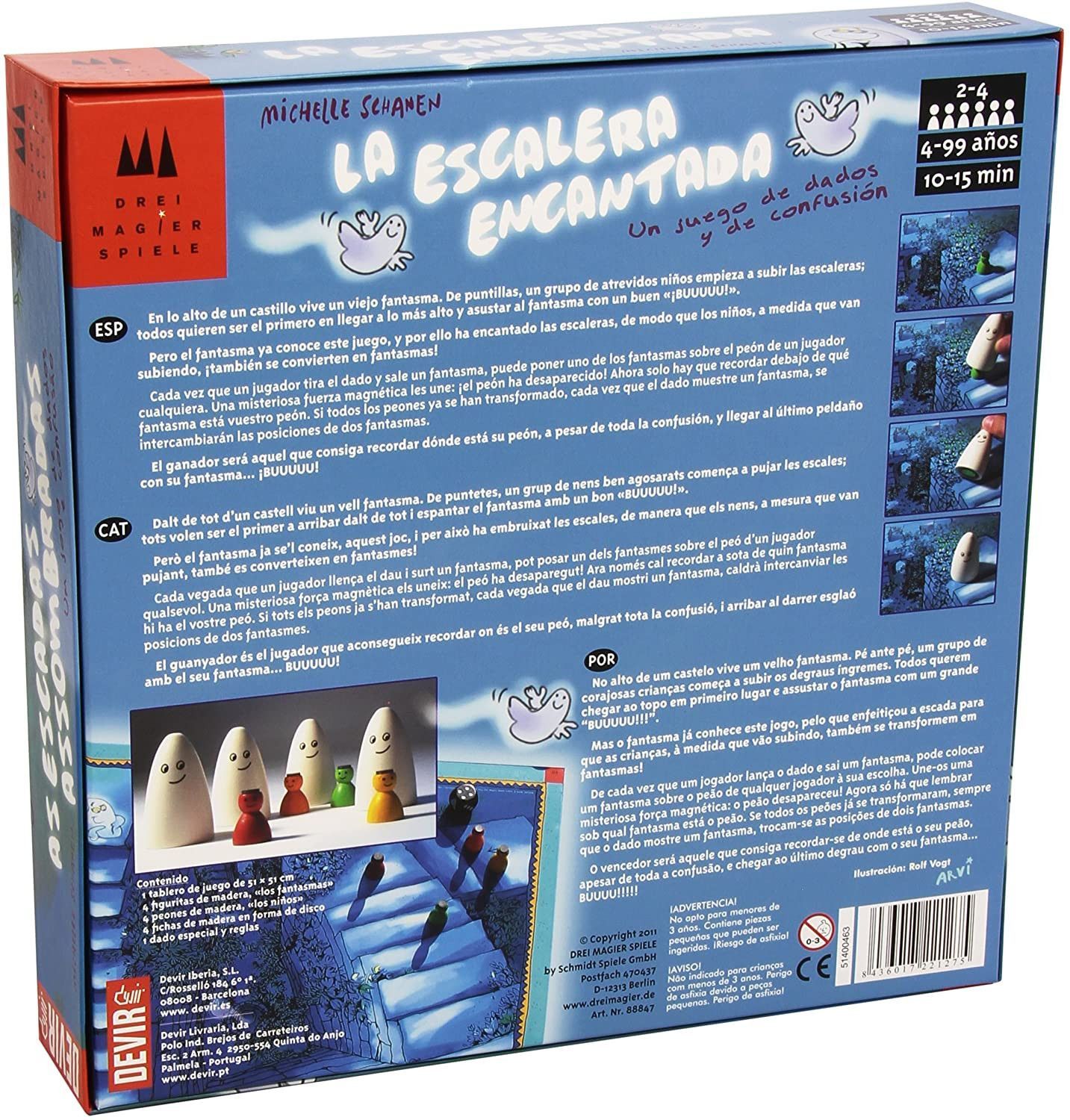 Tercera imagen de La escalera encantada - Juego de mesa de Devir