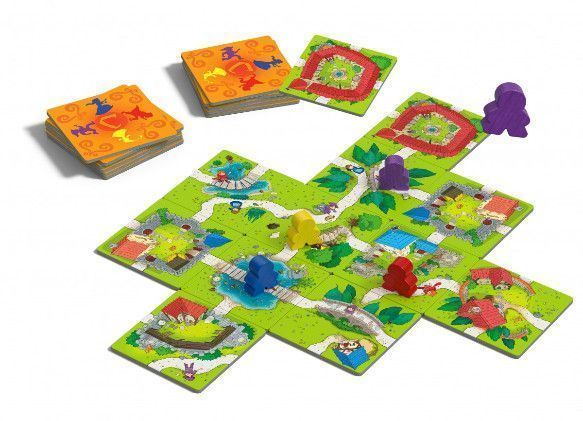 Segunda imagen de Carcassonne Junior - Juego de mesa de estrategia de Devir