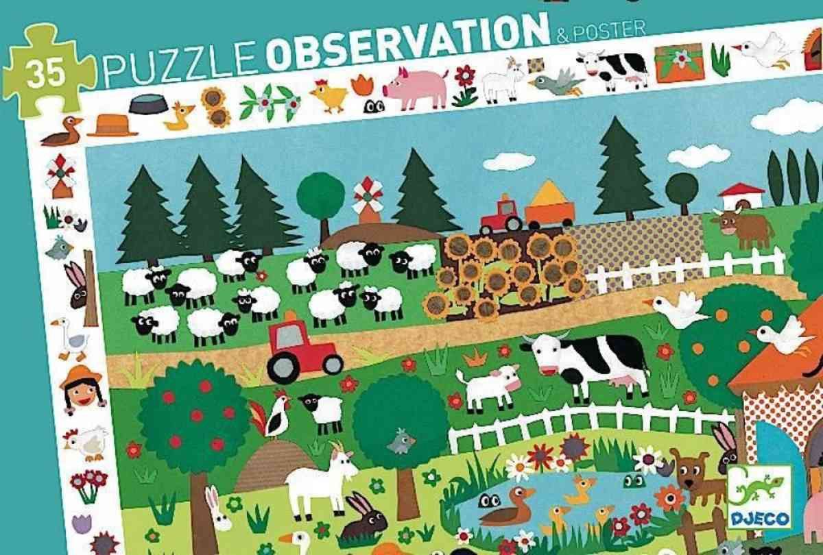 Segunda imagen del Puzzle observación La Granja - Djeco