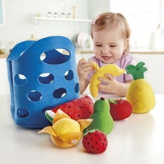 Primera imagen de la Cesta de frutas de fieltro para pelar - Hape