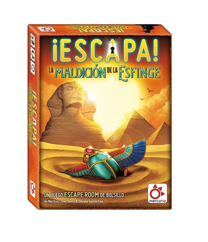 Primera imagen de Escapa, la maldición de la Esfinge - Juego escape room - Mercurio