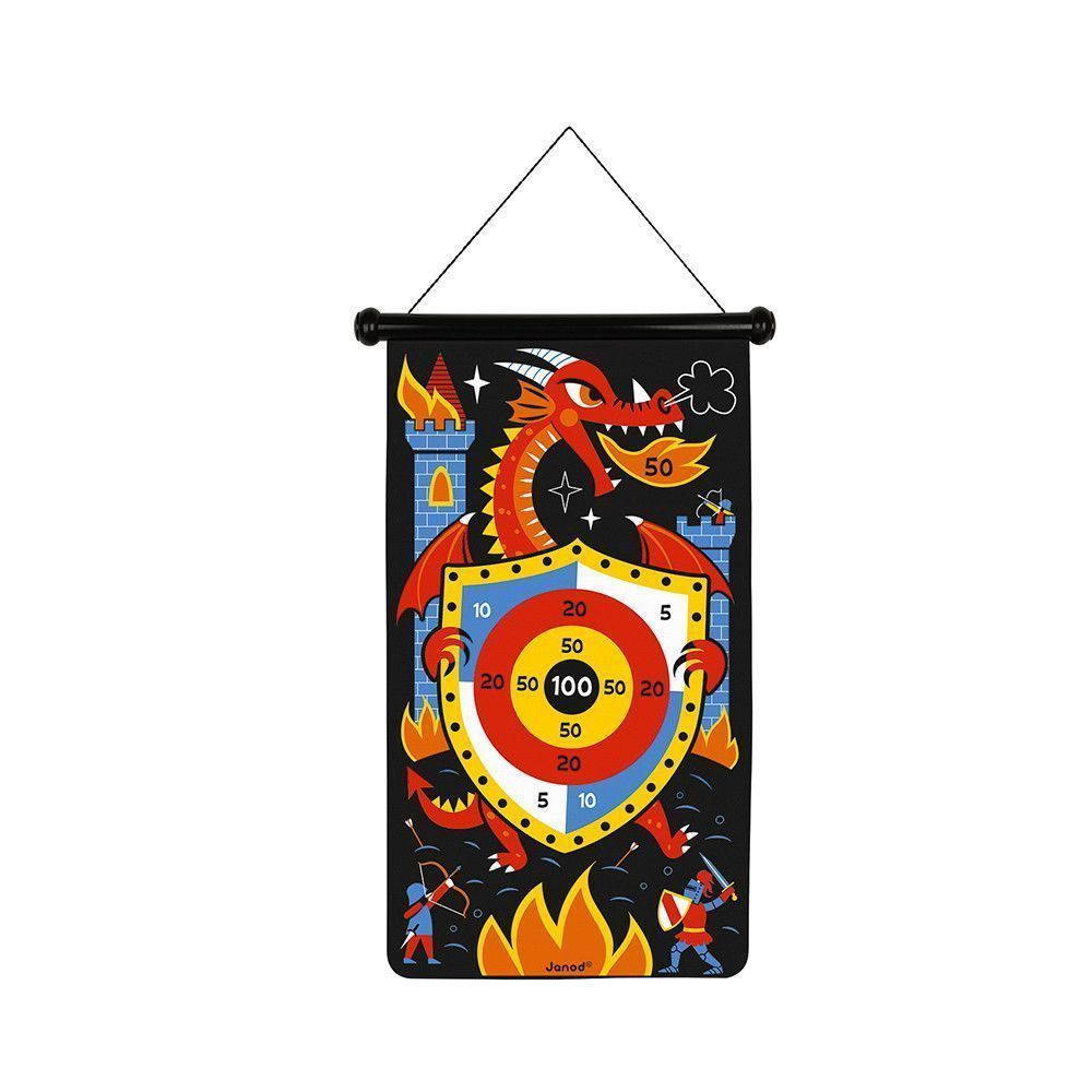 Primera imagen del Juego magnético de dardos Dragones - Janod