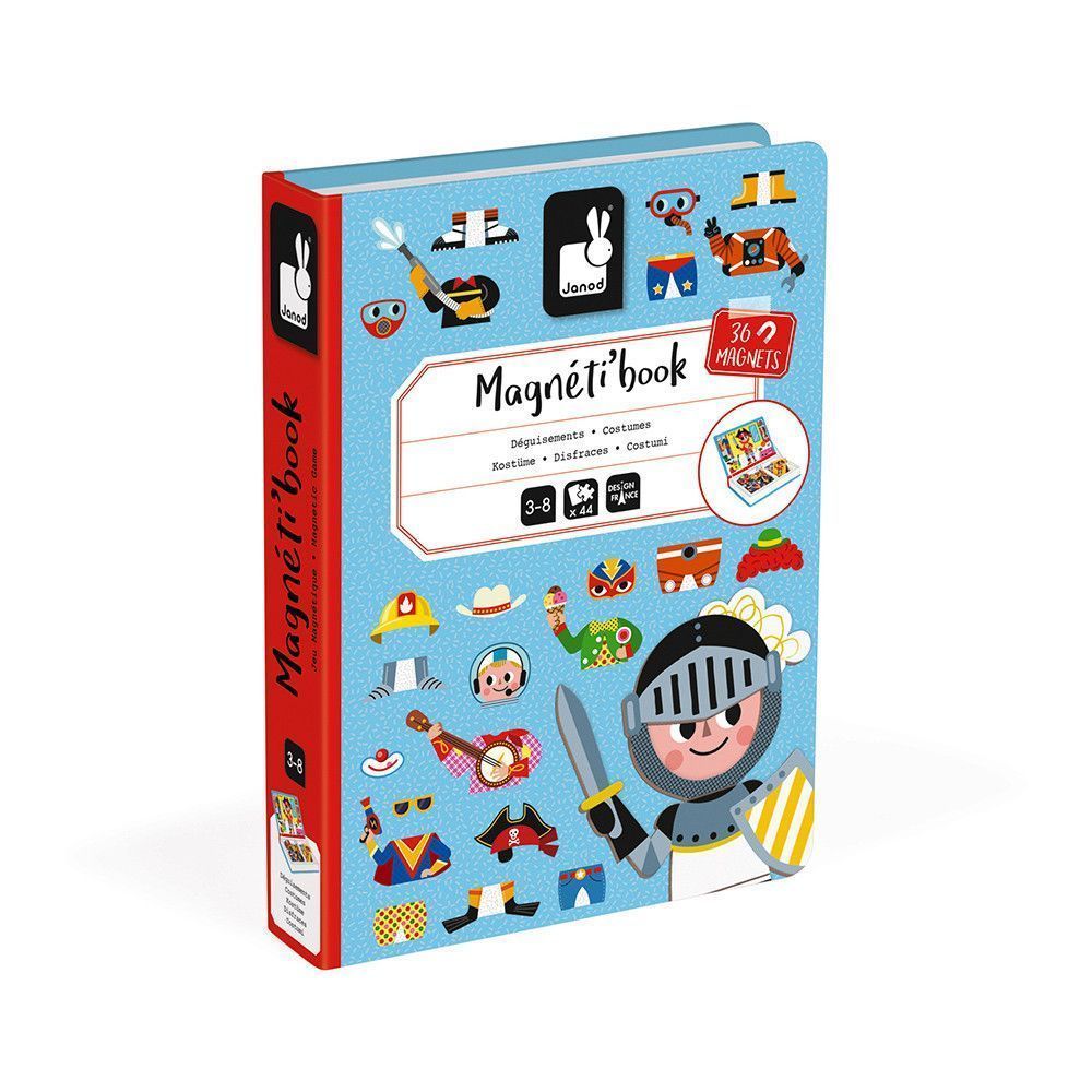 Primera imagen del Magnetibook Disfraces chico - Janod
