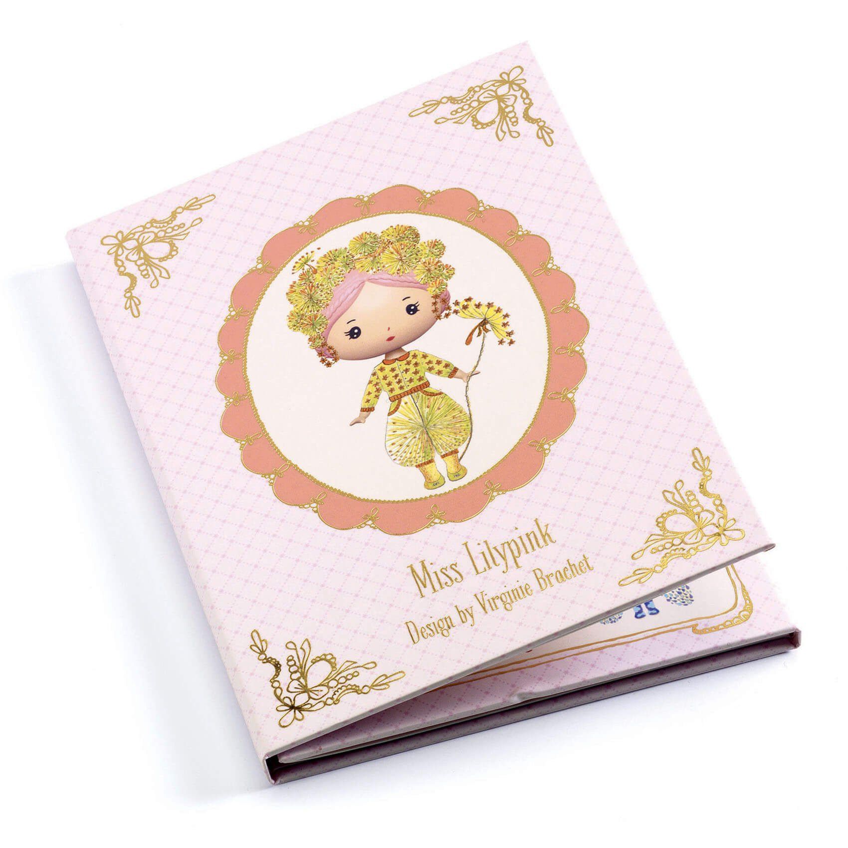 Primera imagen de las Pegatinas reutilizables Tinyly Miss Lilypink - Djeco