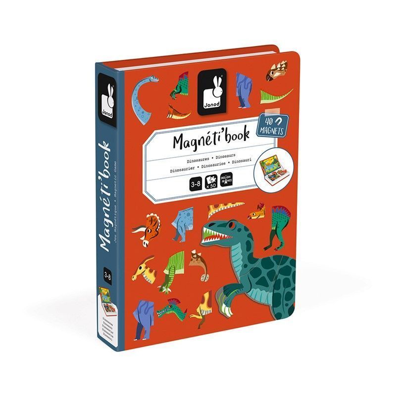 Primera imagen del Magnetibook Dinosaurios - Janod