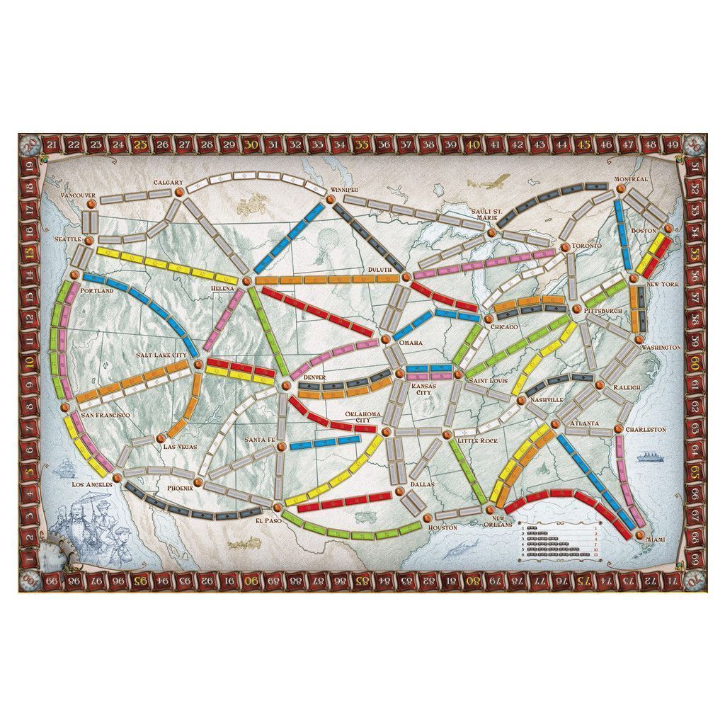 Segunda imagen de ¡Aventureros al Tren! - Juego de mesa