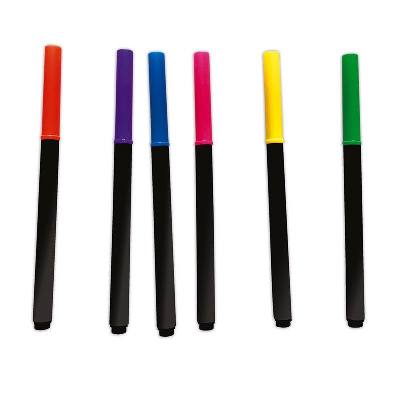 Octava imagen de Colorear + Marcadores Fluorescentes Animales - Janod