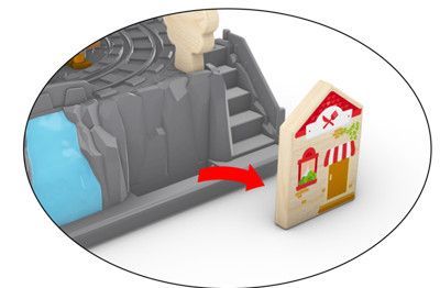 Cuarta imagen del Circuito de tren en caja contenedor - 50piezas - Hape