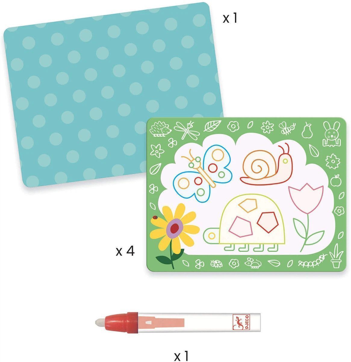 Segunda imagen de Dibujos para colorear mágicos - Garabatos Mágicos - Djeco