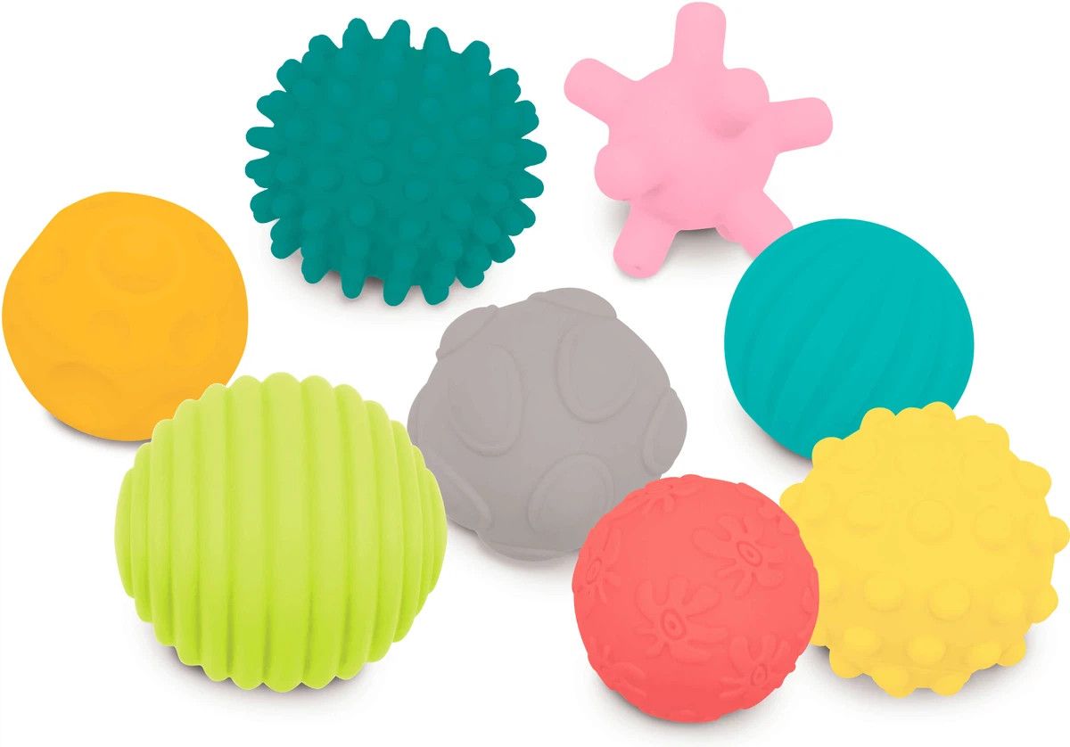 Primera imagen del Surtido de 8 pelotas sensoriales de colores