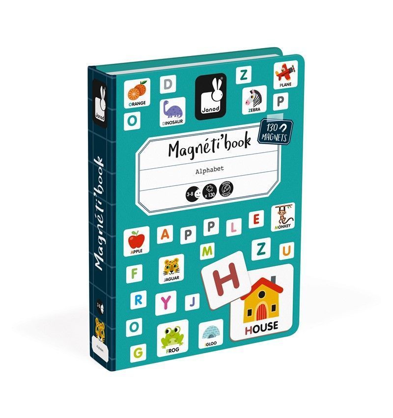Primera imagen del Magnetibook alfabeto en Inglés