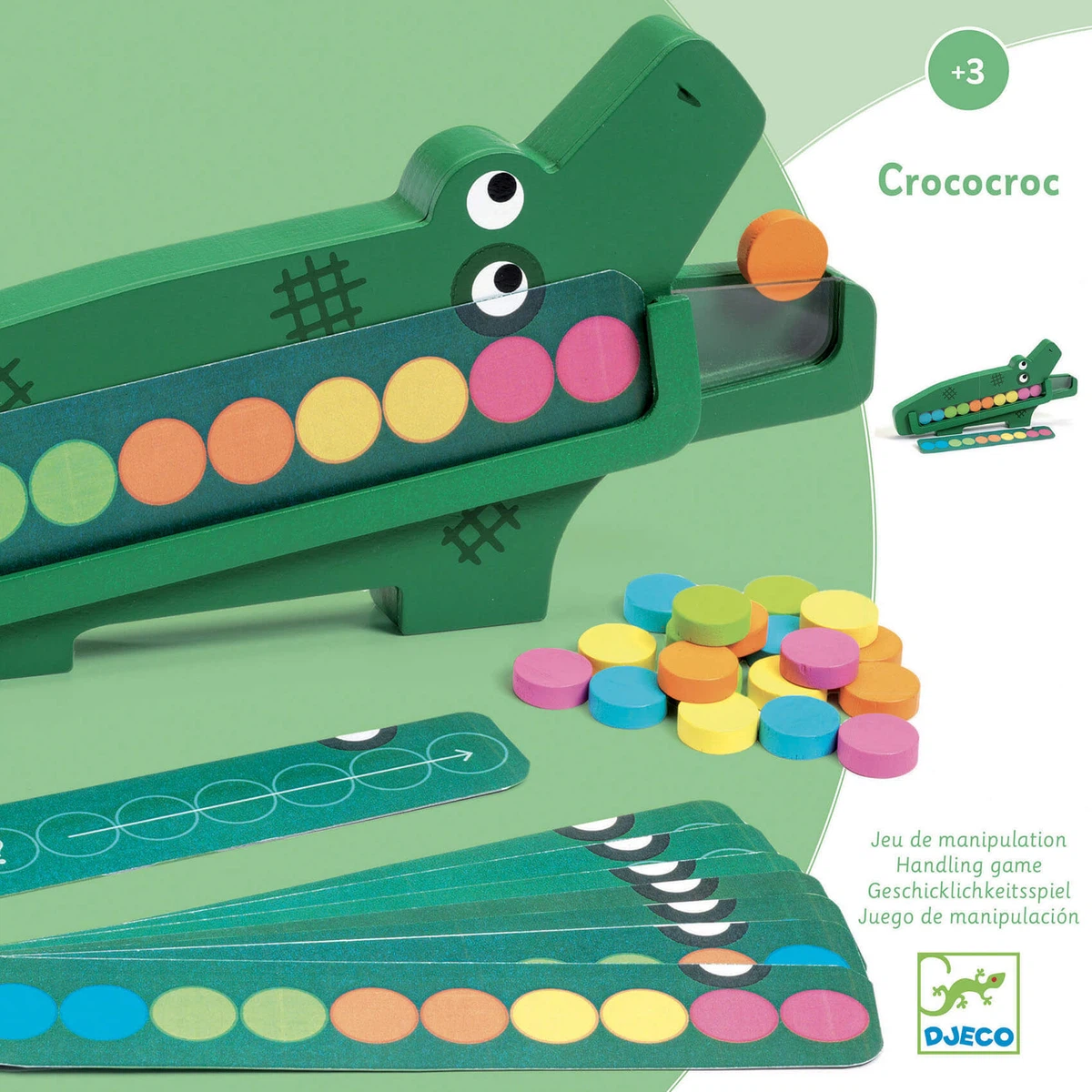 Primera imagen del Juego Educativo Crococroc - Djeco