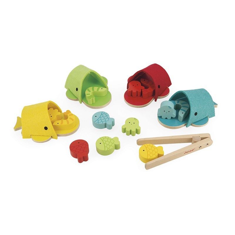 Primera imagen del Juego Educativo Clasificación de Colores Ballenas - Janod