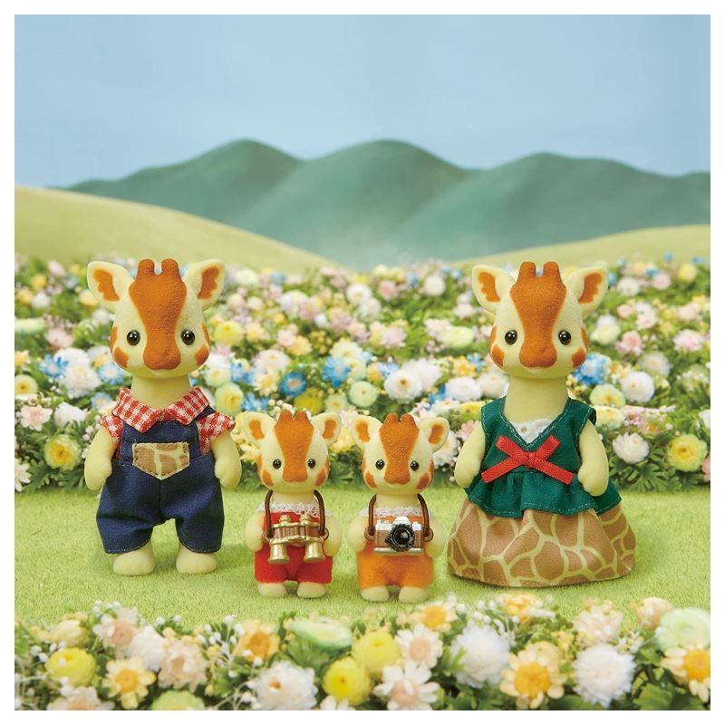 Primera imagen de la Familia Jirafa - Sylvanian Families