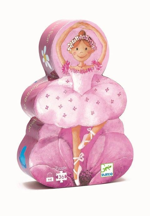 Primera imagen del Puzzle silueta Bailarina - Djeco