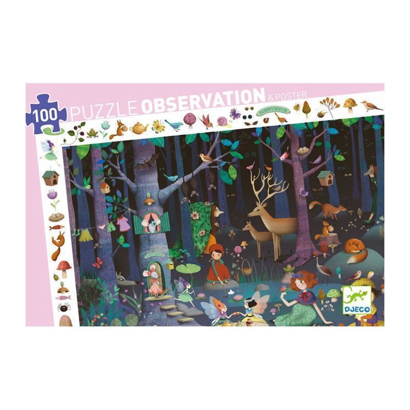 Segunda imagen del Puzzle observación El Bosque Encantado - Djeco