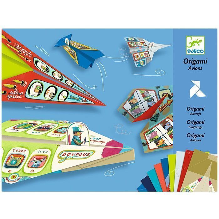Primera imagen de Origami aviones - Set de manualidades - Djeco