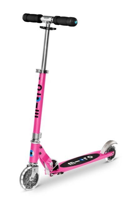 Primera imagen del Patinete Micro Sprite Rosa LED