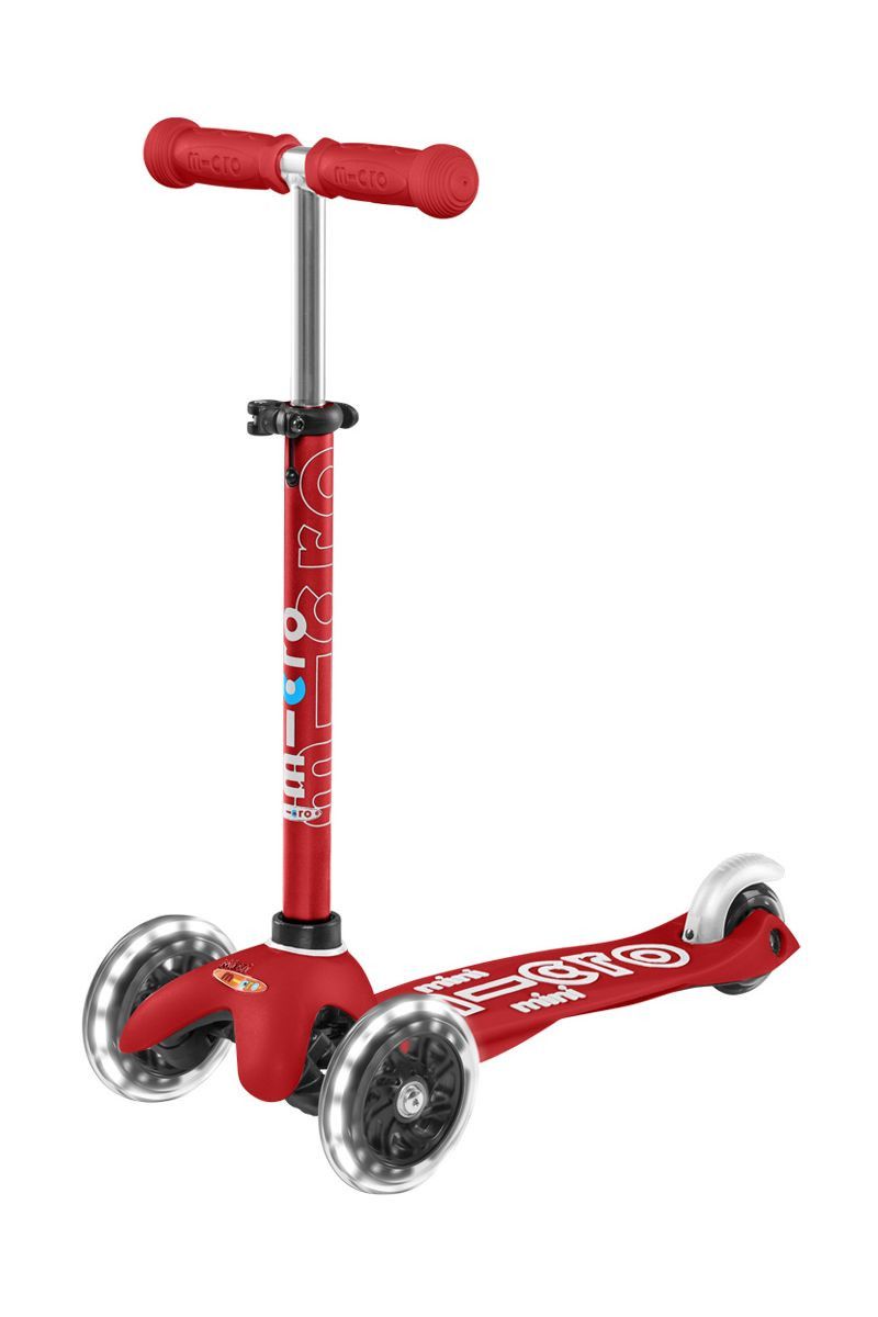 Primera imagen del Patinete Micro Mini Deluxe Rojo LED - MMD052