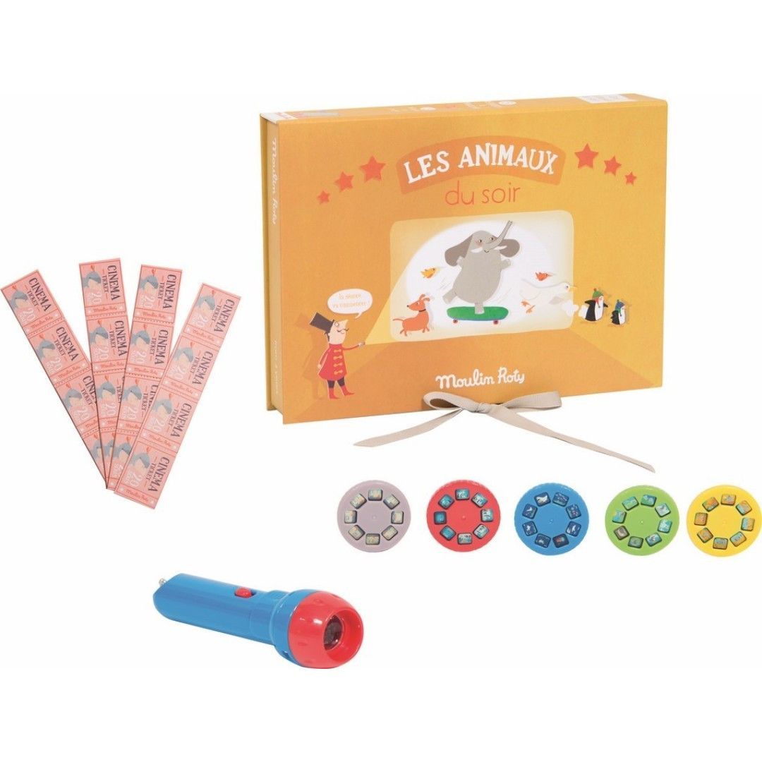 Primera imagen de la Caja vamos al cine "Animales" - Moulin Roty