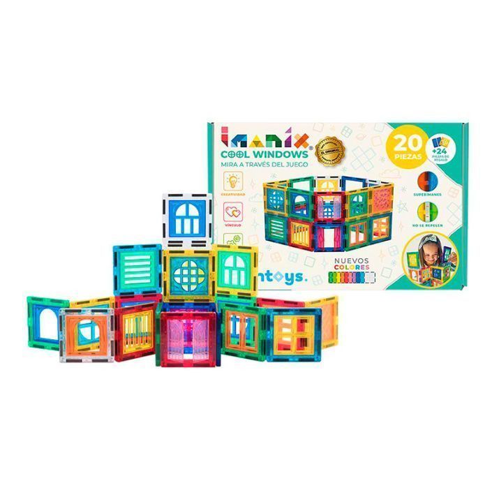 Primera imagen de BrainToys Imanix Cool Windows set de 20 piezas Juego de construcción magnética