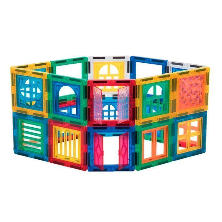 Segunda imagen de BrainToys Imanix Cool Windows set de 20 piezas Juego de construcción magnética