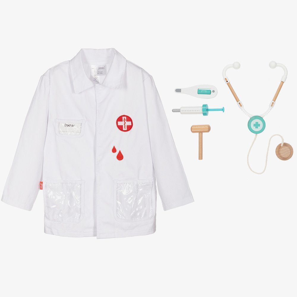 Tercera imagen del Conjunto de Médico disfraz con accesorios