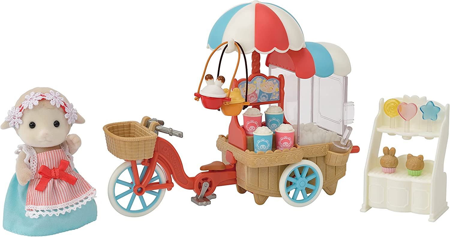Primera imagen del Puesto de palomitas de Bárbara Oveja - Sylvanian Families