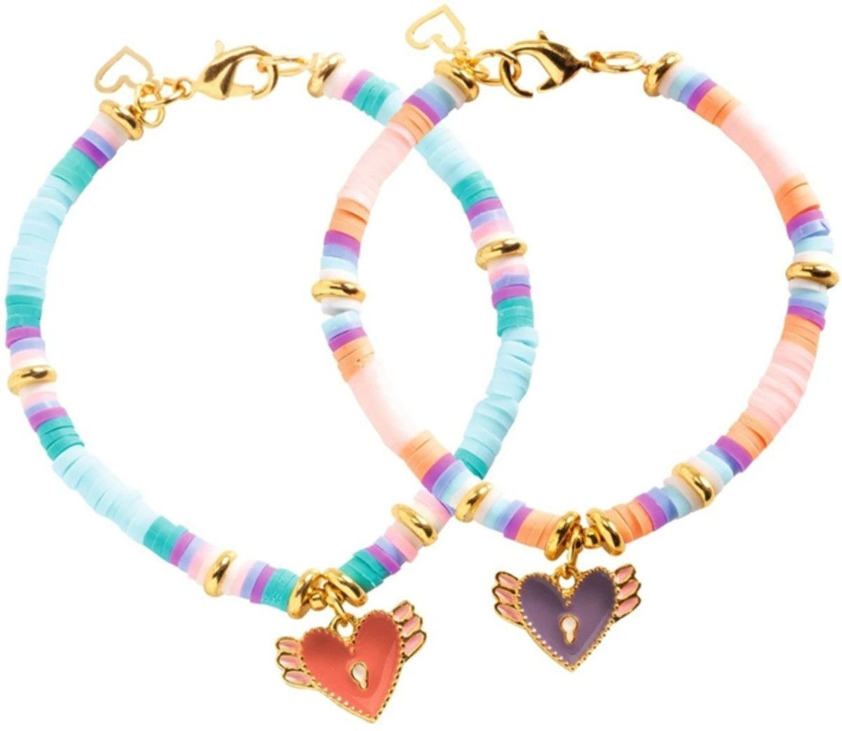 Tercera imagen del Set de Manualidades Tu & yo Corazones Heishi de Djeco