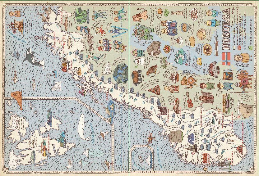 Septima imagen del Atlas del Mundo. Edición Púrpura de Maeva