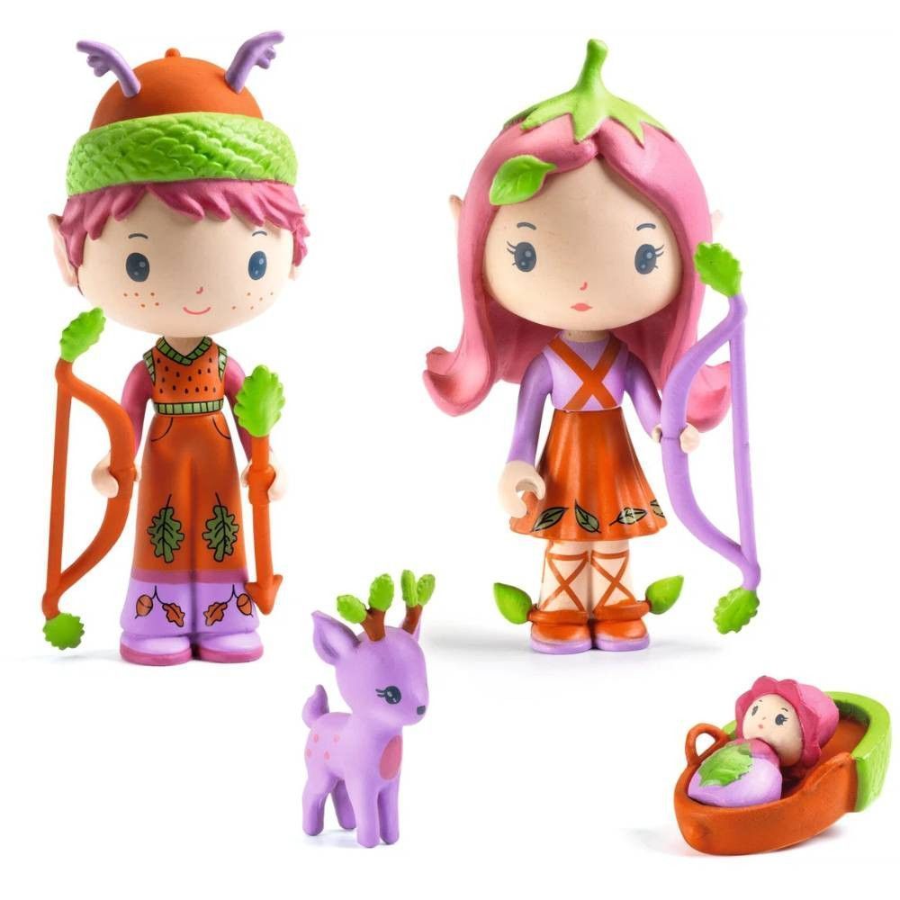 Primera imagen de los Muñecos Lily & Sylvestre Tinyly de Djeco