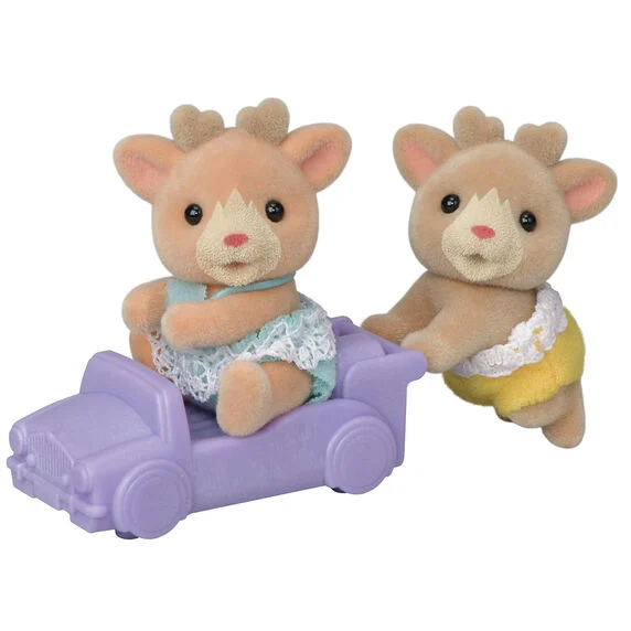 Segunda imagen de los Gemelos Reno de Sylvanian Families