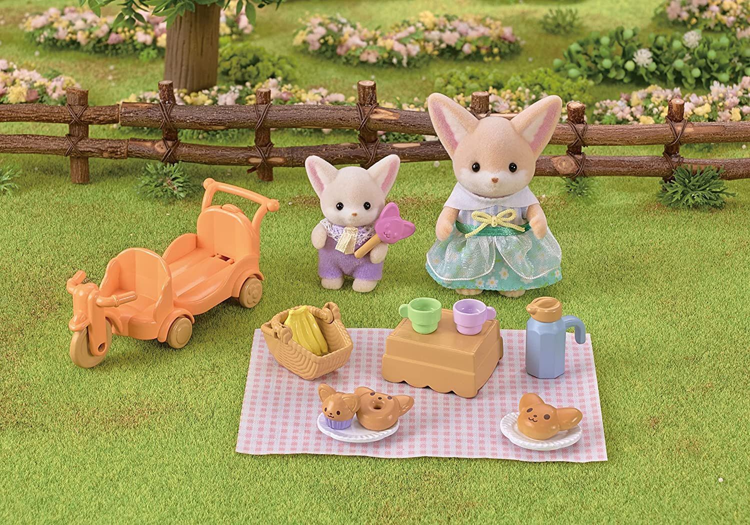 Tercera imagen del Set de Picnic Hermanos Zorro del Desierto de Sylvanian Families