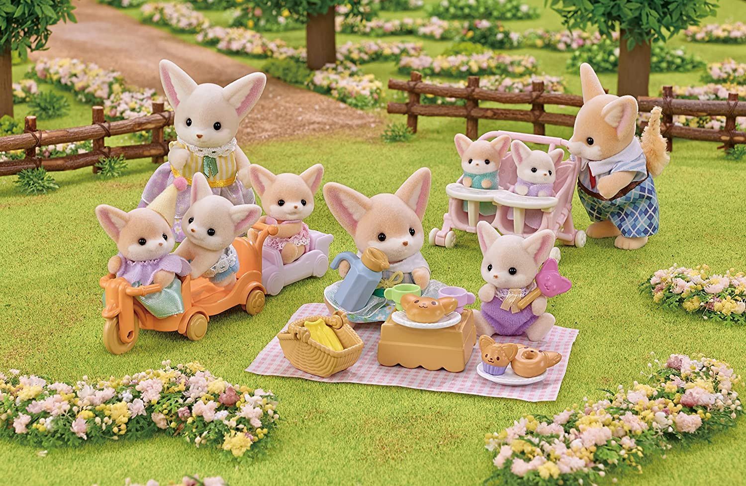 Segunda imagen del Set de Picnic Hermanos Zorro del Desierto de Sylvanian Families