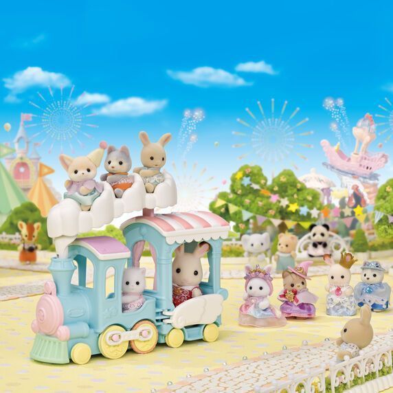 Segunda imagen del Tren Arcoíris de las Nubes de Sylvanian Families