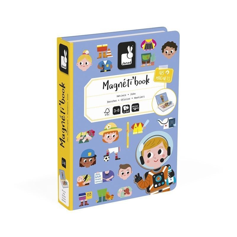 Primera imagen del Magnetibook Oficios de Janod