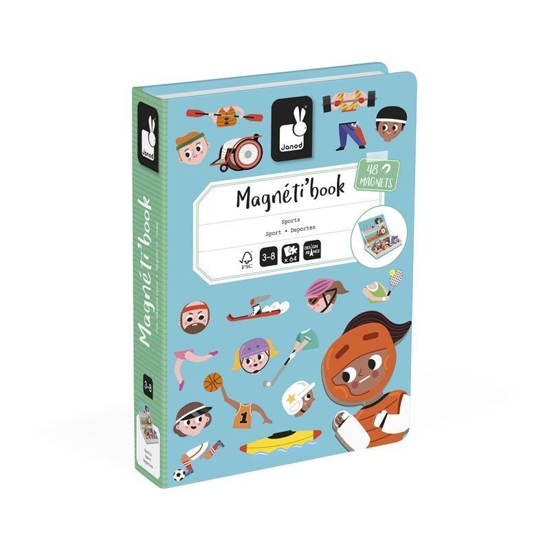 Primera imagen del Magnetibook Deportes de Janod