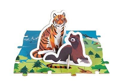 Quinta imagen del Puzle Educativo Animales en Peligro de Extinción 200 Pzas. de Janod