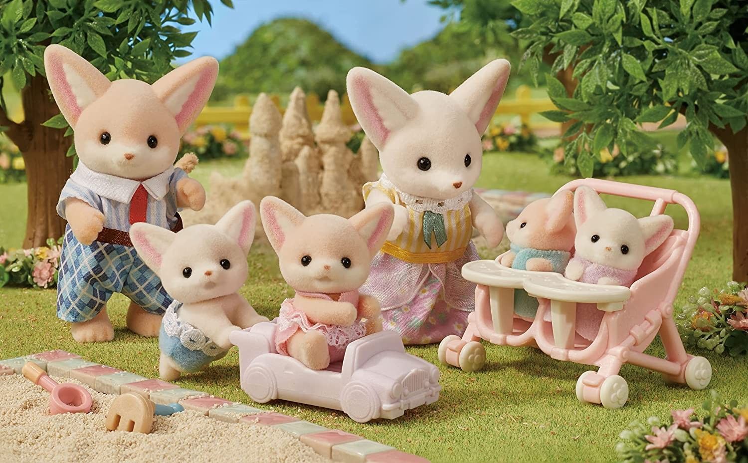 Tercera imagen de la Familia Zorro del Desierto de Sylvanian Families
