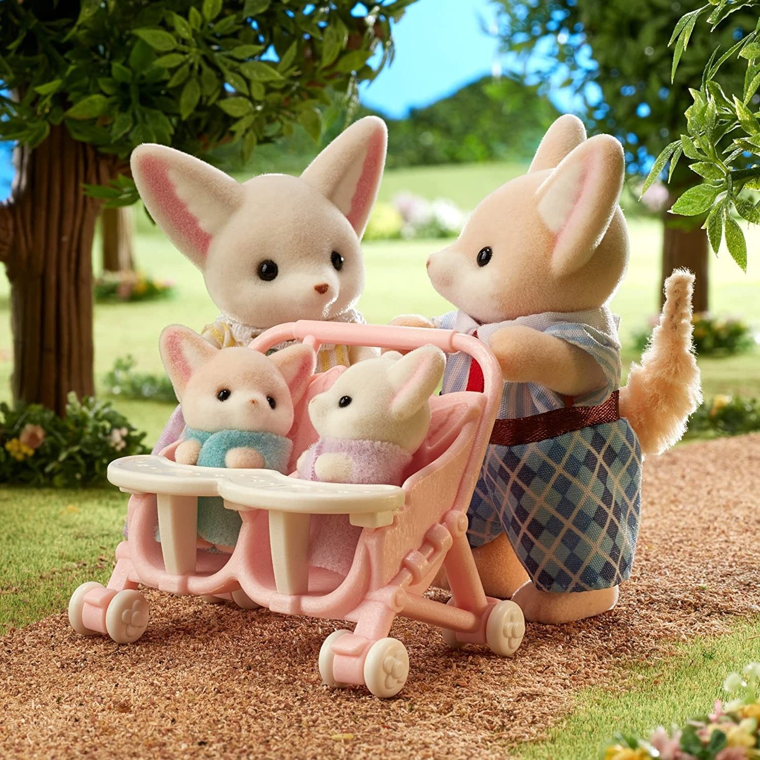 Quinta imagen de la Familia Zorro del Desierto de Sylvanian Families