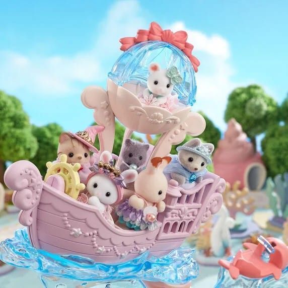 Septima imagen del Castillo de las Sirenas de Sylvanian Families