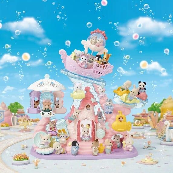 Quinta imagen del Castillo de las Sirenas de Sylvanian Families