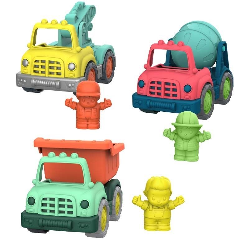 Segunda imagen del Set de 3 Mini Camiones con personaje de Wonder Wheels