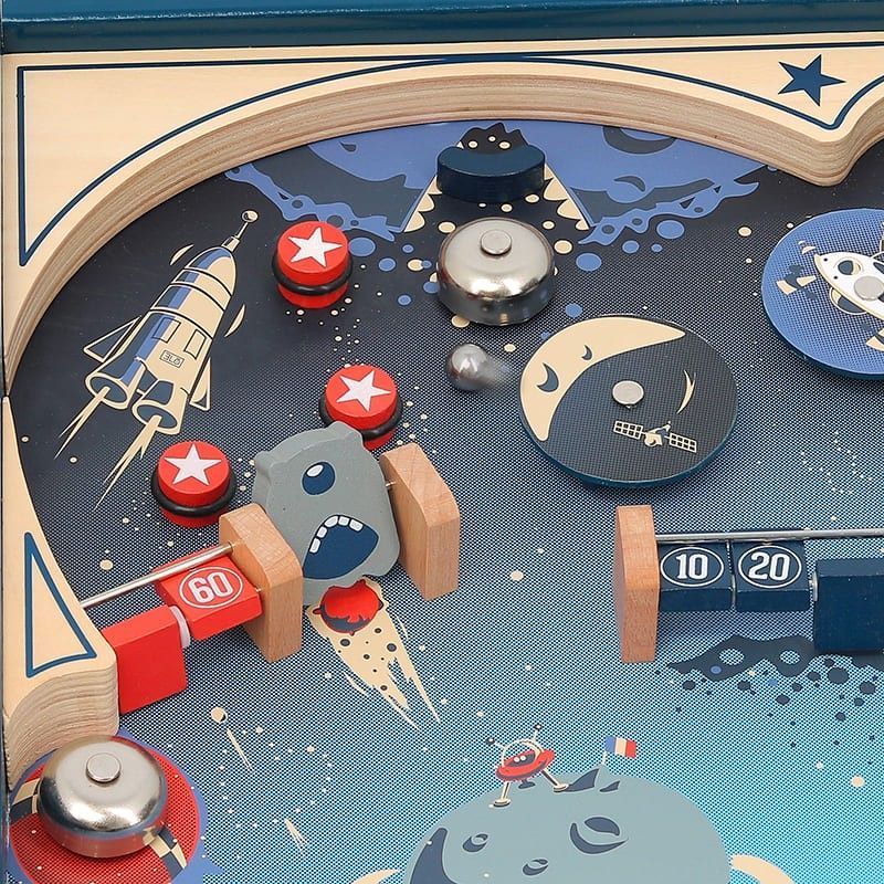Cuarta imagen del Pinball en madera para niños Space de Vilac