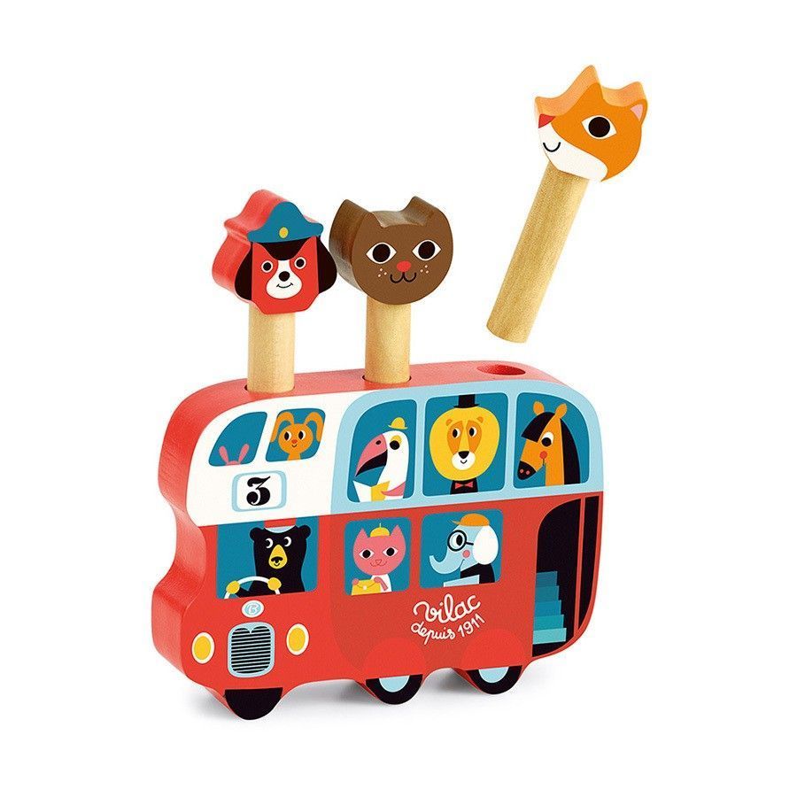 Primera imagen del Pop-up Autobús divertido de Vilac